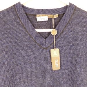 NEW RAFFI CASHMERE V NECK SWEATER SIZE XL